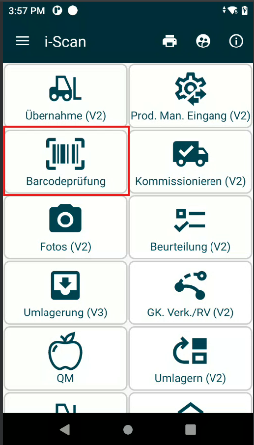Prüfmodul-Kachel